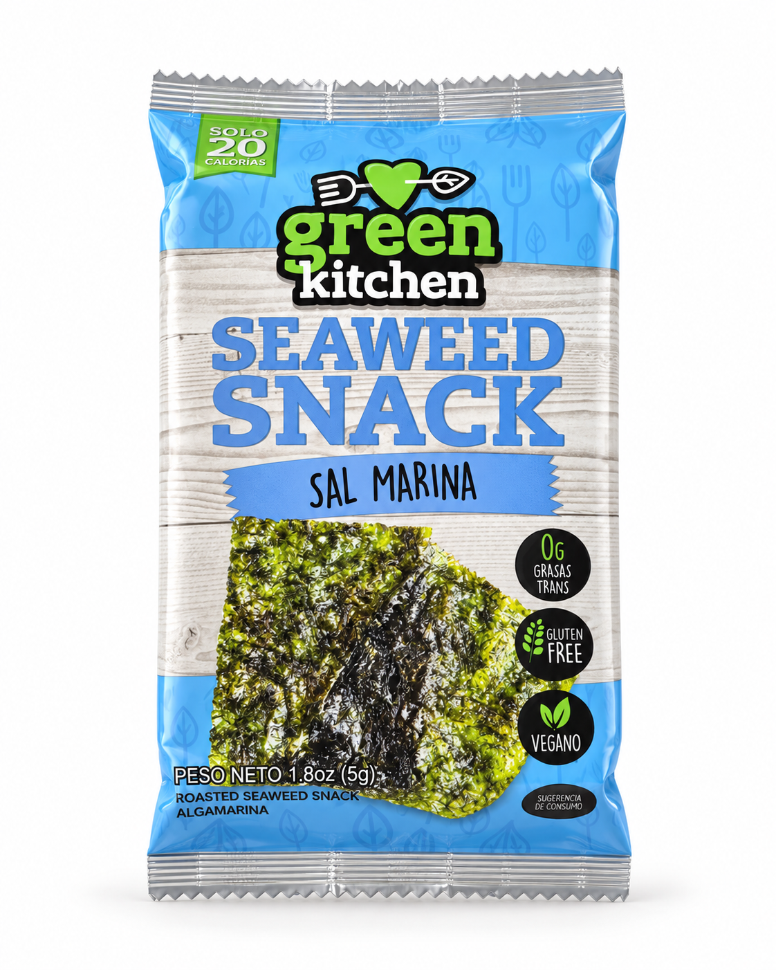 Salted Seaweed (5g x 3 Pack)